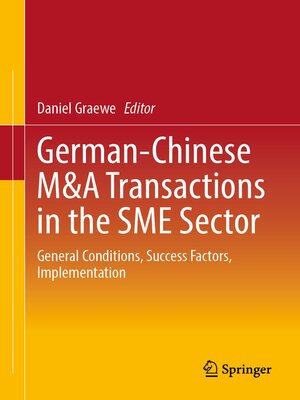cover image of German-Chinese M&A Transactions in the SME Sector